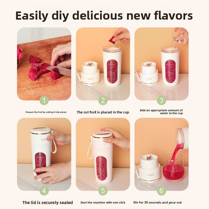 Portable Rechargeable Multifunctional Juicer Blender